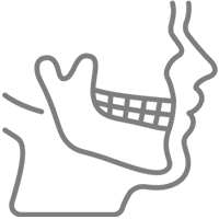 Icon der Zahnarztpraxis Kipper für DVT (3D Röntgen)